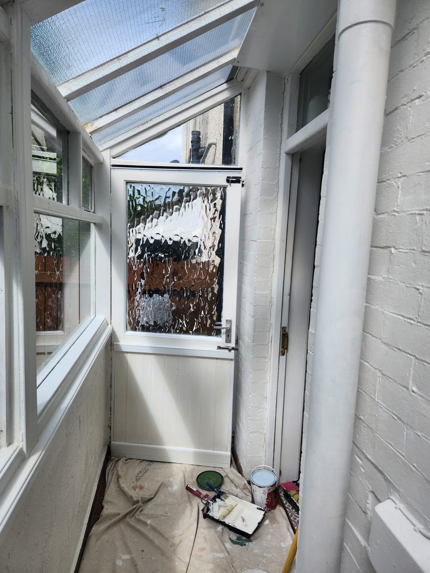 Conservatory before painting